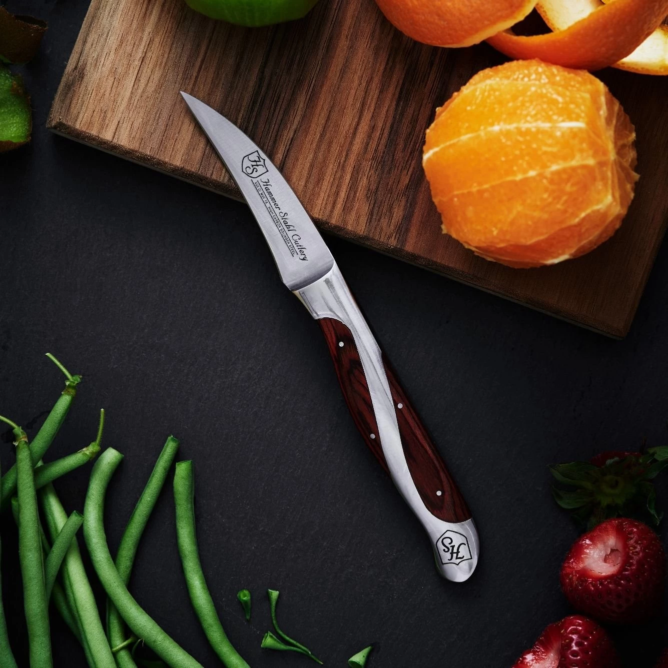 Hammer Stahl Cutlery Bird's Beak Paring Knife 4 Hammer Stahl Cutlery Bird's Beak Paring Knife - Image 2