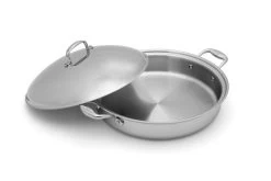 Heritage Steel Cookware Stainless Steel Sauteuse With Lid | 5 Qt. -Cookware & Knives Shop hsc 14340 2