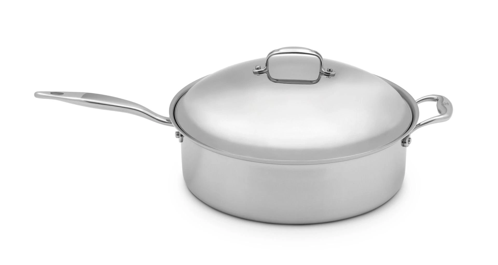 Heritage Steel Cookware Stainless Steel Family Sauté Pan With Lid | 8 Qt. 4 Heritage Steel Cookware Stainless Steel Family Sauté Pan With Lid | 8 Qt. - Image 2