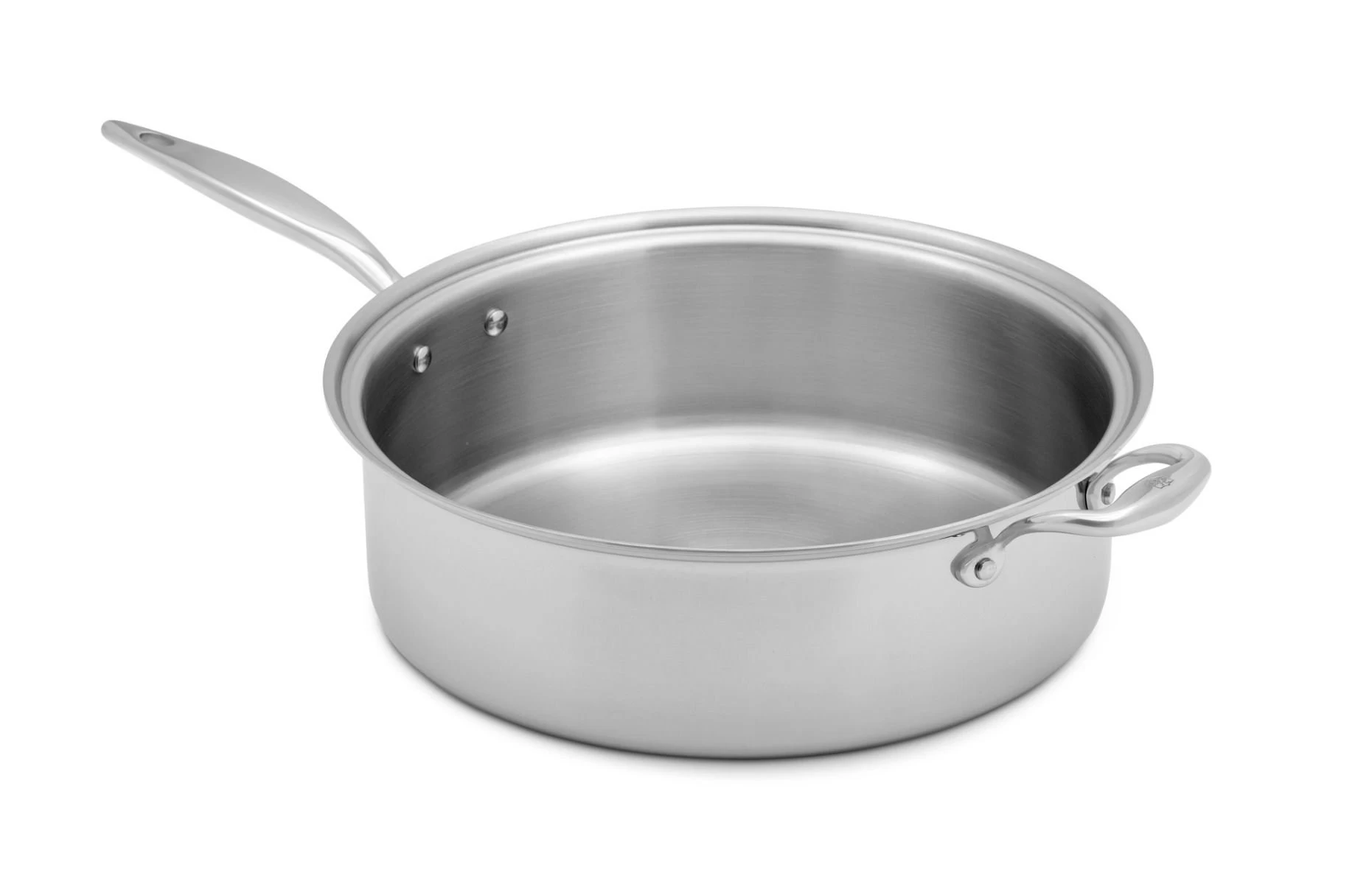 Heritage Steel Cookware Stainless Steel Family Sauté Pan With Lid | 8 Qt. 3 Heritage Steel Cookware Stainless Steel Family Sauté Pan With Lid | 8 Qt.