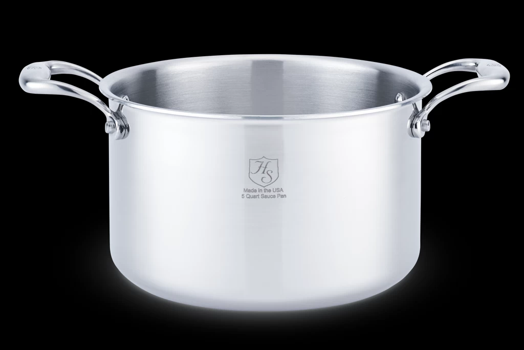 Heritage Steel Cookware Stainless Steel Stock Pot With Cover | 5 Qt. 4 Heritage Steel Cookware Stainless Steel Stock Pot With Cover | 5 Qt. - Image 2