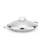 Heritage Steel Cookware Stainless Steel Paella Pan With Lid | 13.5" -Cookware & Knives Shop hsc 14919