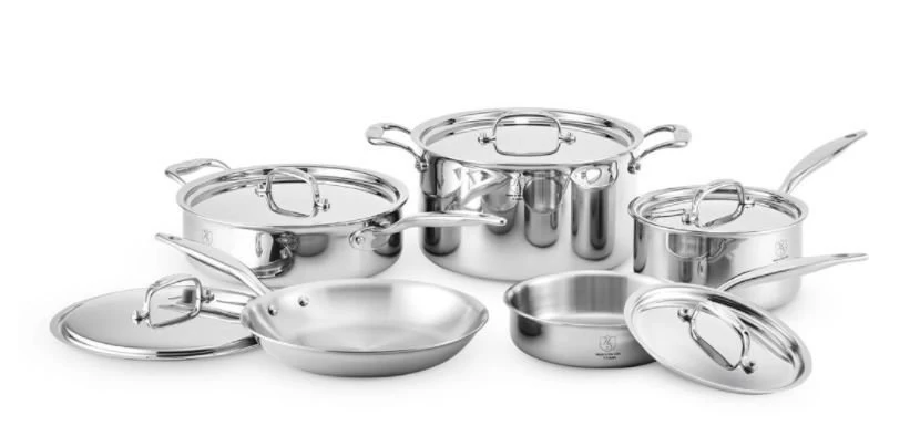Heritage Steel Cookware Stainless Steel Cookware Set | 10-Piece 3 Heritage Steel Cookware Stainless Steel Cookware Set | 10-Piece