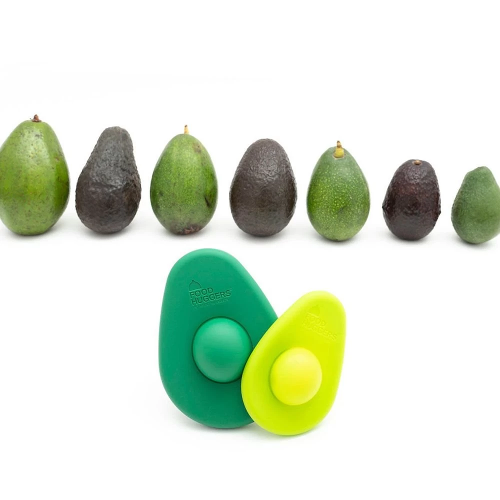 Food Huggers Avocado Huggers (Set Of 2) | Fresh Green 4 Food Huggers Avocado Huggers (Set Of 2) | Fresh Green - Image 2