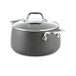 All-Clad HA1 Hard Anodized Nonstick Soup Pot & Lid | 4 Qt.