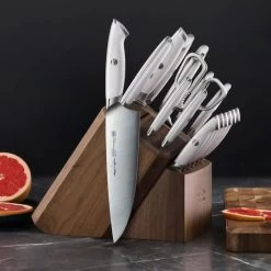 Cangshan Cutlery Thomas Keller Signature White Collection 17-Piece Knife Block Set -Cookware & Knives Shop image 0d04397d 1f57 4cf6 9fb4 bc9882b370d0 900x