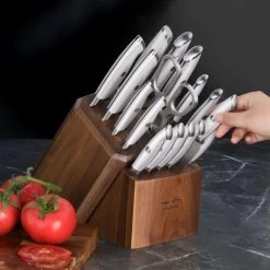 Cangshan Cutlery Thomas Keller Signature White Collection 17-Piece Knife Block Set -Cookware & Knives Shop image e9301364 4292 4117 8cef 335c42a1df63 900x