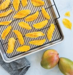 Nordic Ware Extra Large Oven Crisp Baking Tray -Cookware & Knives Shop jumbo oven bacon pan jerky maker fruit jerky