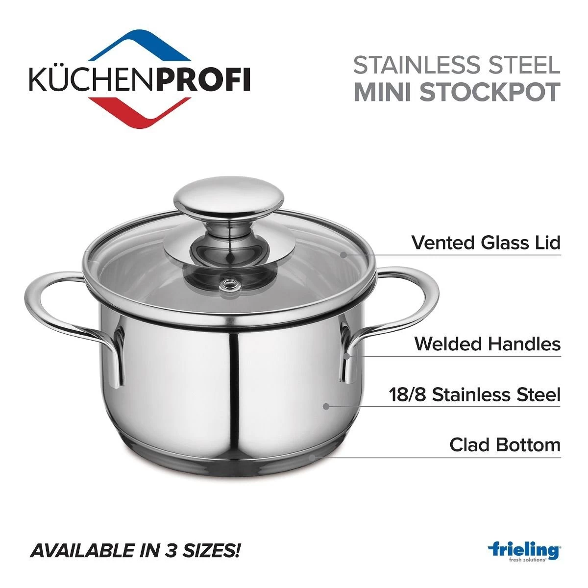 Frieling Mini Stockpot With Glass Lid | 0.7-Quart 6 Frieling Mini Stockpot With Glass Lid | 0.7-Quart - Image 4
