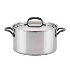 KitchenAid 8 Qt. Stainless Steel 5-Ply Stockpot With Lid