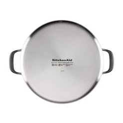 KitchenAid 8 Qt. Stainless Steel 5-Ply Stockpot With Lid -Cookware & Knives Shop kastock12