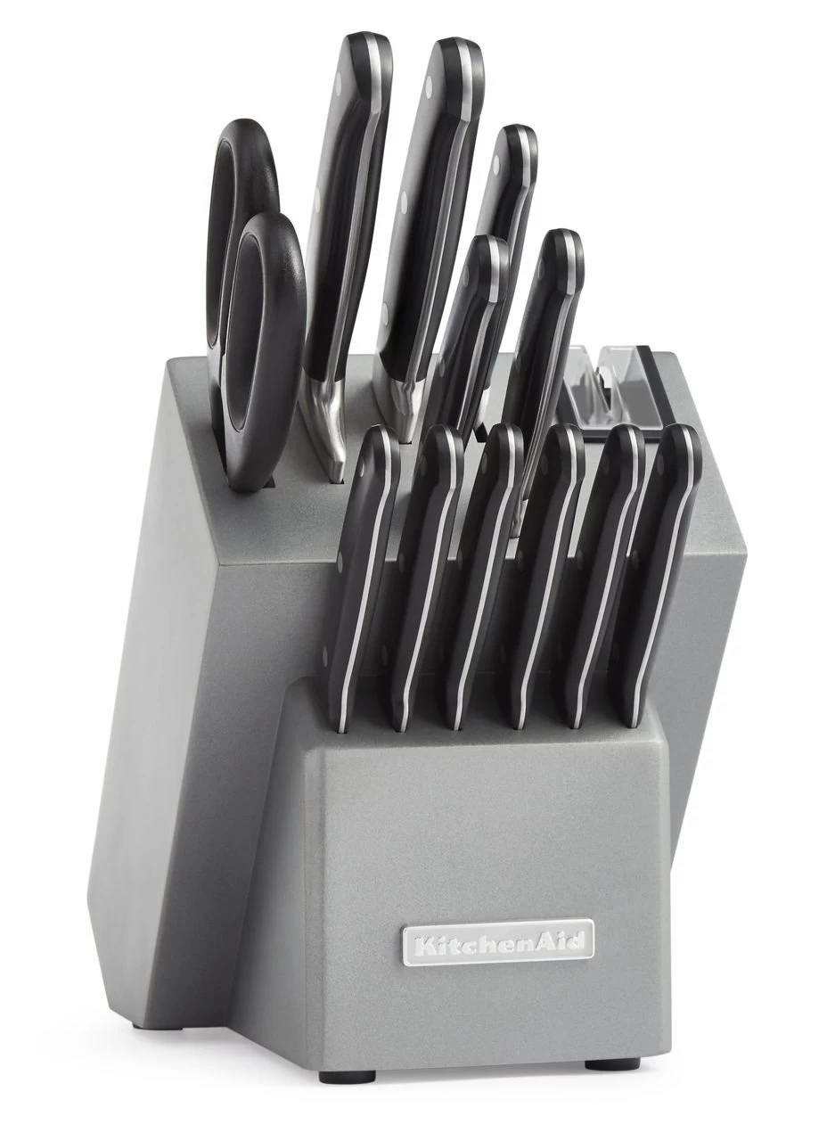 KitchenAid Classic Forged 14-Piece Knife Set | Triple Rivet 3 KitchenAid Classic Forged 14-Piece Knife Set | Triple Rivet
