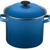 Le Creuset 8 Qt. Stock Pot | Marseille Blue -Cookware & Knives Shop le creuset 8 quart stockpot marseille blue n5100 2259
