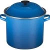 Le Creuset 10 Qt. Stock Pot | Marseille Blue 2 Le Creuset 10 Qt. Stock Pot | Marseille Blue -Cookware & Knives Shop lecreu 10qt stockpot marseille n5100 2459