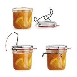 Luigi Bormioli Lock-Eat Food Jar 11.75oz -Cookware & Knives Shop lockeatlife4 1