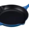Le Creuset 9" Signature Enameled Cast Iron Skillet | Marseille Blue -Cookware & Knives Shop ls2024 2359 lecreuset signature iron handle 9 skillet marseille blue