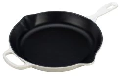 Le Creuset 11.75" Signature Enameled Cast Iron Skillet | White