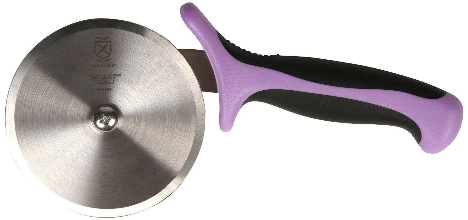 Mercer Millennia 4" Pizza Cutter W/ Purple Handle (Commercial) 3 Mercer Millennia 4" Pizza Cutter W/ Purple Handle (Commercial)