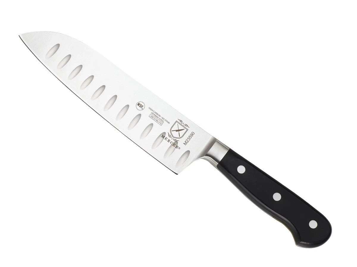 Mercer Cutlery Renaissance Santoku Knife 7" 3 Mercer Cutlery Renaissance Santoku Knife 7"