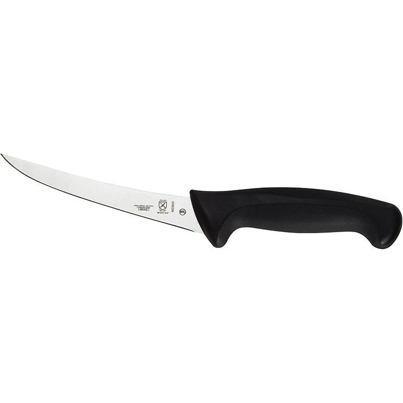 Mercer Culinary Millennia 6" Curved Boning Knife | Black Handle 3 Mercer Culinary Millennia 6" Curved Boning Knife | Black Handle