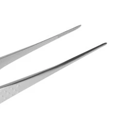 Mercer Culinary Fine Tip Precision Plus Stainless Steel Plating Tongs | 6.125" -Cookware & Knives Shop m35245 serrated tips