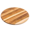 TeakHaus Elegant Round Edge Grain Cutting/Serving Board | 13" X 0.55" 1 TeakHaus Elegant Round Edge Grain Cutting/Serving Board | 13" X 0.55" -Cookware & Knives Shop main image 1