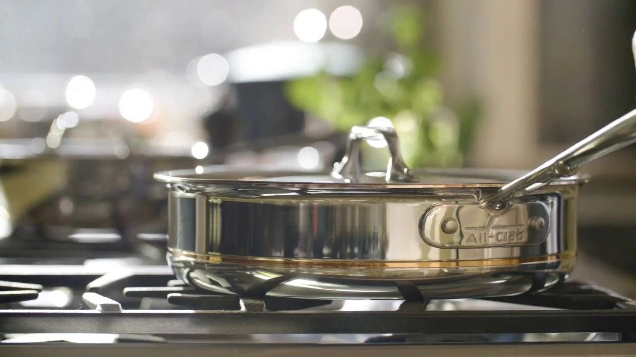 All-Clad D3 Stainless Steel Nonstick Cookware Set | 10-Piece 3 All-Clad D3 Stainless Steel Nonstick Cookware Set | 10-Piece