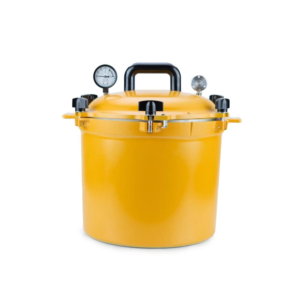 All American 1930 No.921 Pressure Canner & Cooker 21.5 Qt | Mustard 4 All American 1930 No.921 Pressure Canner & Cooker 21.5 Qt | Mustard - Image 2