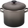 Le Creuset 8 Qt. Stock Pot | Oyster Grey 1 Le Creuset 8 Qt. Stock Pot | Oyster Grey -Cookware & Knives Shop n4100 227f 8 qt stockpot oyster grey 1 1