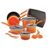 Rachael Ray Orange Gradient 14 Piece Enamel Cookware Set -Cookware & Knives Shop orange gradient