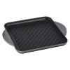 Le Creuset 9.5" Square Signature Enameled Cast Iron Grill Pan | Oyster Grey -Cookware & Knives Shop oystergrill1