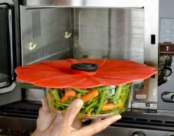 Charles Viancin Poppy Silicone Lid - Medium 9"