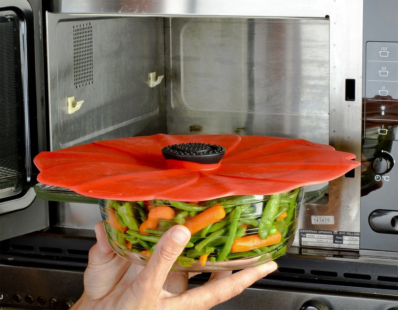 Charles Viancin Poppy Silicone Lid - Medium 9" 3 Charles Viancin Poppy Silicone Lid - Medium 9"