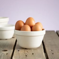 Mason Cash Original S42 (0.67 Qt) Pudding Basin | White -Cookware & Knives Shop puddingwhite4