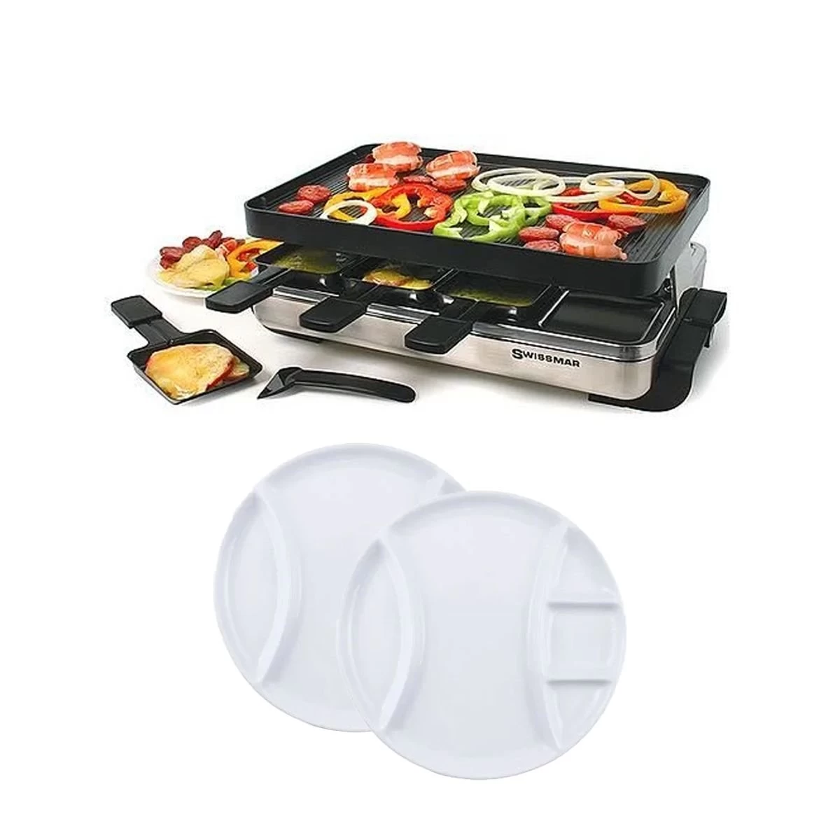 Swissmar Raclette Entertaining Set For 8 3 Swissmar Raclette Entertaining Set For 8