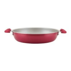 Rachael Ray 8-Piece Enameled Stacking Cookware Set | Red Shimmer 20 Rachael Ray 8-Piece Enameled Stacking Cookware Set | Red Shimmer -Cookware & Knives Shop redshim6