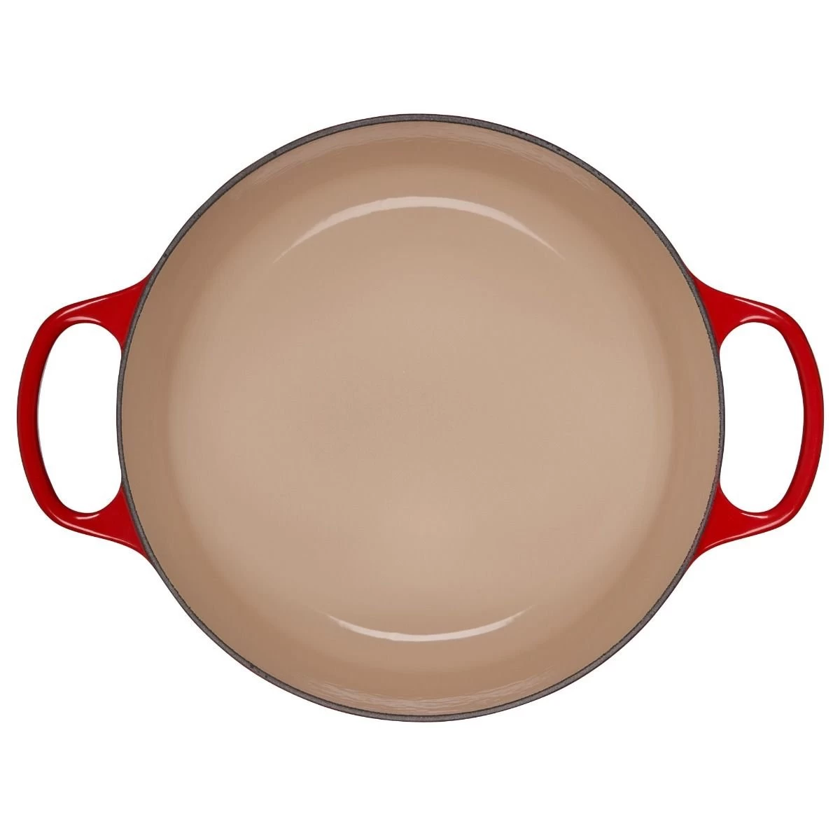Le Creuset 5.5 Qt. Round Signature Cast Iron Dutch Oven With Stainless Steel Knob | Cerise/Cherry Red 5 Le Creuset 5.5 Qt. Round Signature Cast Iron Dutch Oven With Stainless Steel Knob | Cerise/Cherry Red - Image 3