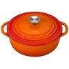 Le Creuset 2.75 Qt. Shallow Round Dutch Oven | Flame 2 Le Creuset 2.75 Qt. Shallow Round Dutch Oven | Flame -Cookware & Knives Shop rs11062 l25453a 222s