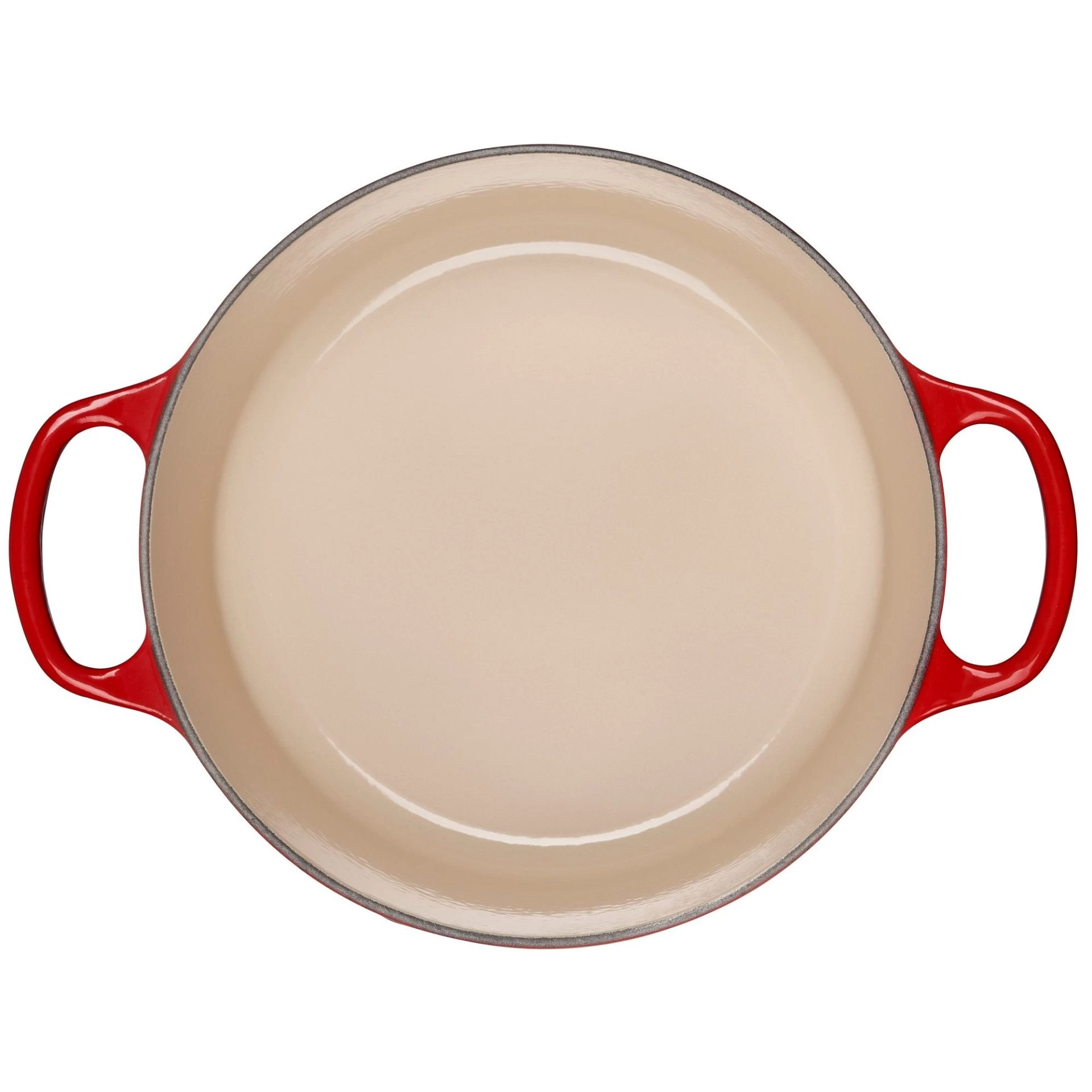 Le Creuset 3.5 Qt. Round Signature Dutch Oven With Stainless Steel Knob | Cerise/Cherry Red 5 Le Creuset 3.5 Qt. Round Signature Dutch Oven With Stainless Steel Knob | Cerise/Cherry Red - Image 3