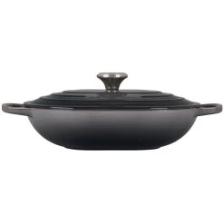 Le Creuset 3.75 Qt. Oval Signature Casserole With Stainless Steel Knob | Oyster Grey -Cookware & Knives Shop rs11685 ls2512 317fss 2