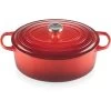 Le Creuset 6.75 Qt. Oval Signature Dutch Oven With Stainless Steel Knob | Cerise/Cherry Red -Cookware & Knives Shop rs11953 lc 20191105 fr ps 00003