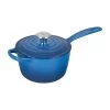Le Creuset 1.75 Qt. Signature Enameled Cast Iron Saucepan With Stainless Steel Knob | Marseille Blue 2 Le Creuset 1.75 Qt. Signature Enameled Cast Iron Saucepan With Stainless Steel Knob | Marseille Blue -Cookware & Knives Shop rs13404 ls2518 1659ss lpr