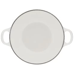 Le Creuset L'Amour 2.75 Qt. Enameled Cast Iron Soup Pot With Gold Knob & Heart Applique | White -Cookware & Knives Shop rs13475 l2574 2216hlg 4