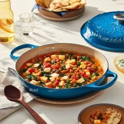 Le Creuset Olive Branch Collection 3.5 Qt. Signature Braiser | Marseille 14 Le Creuset Olive Branch Collection 3.5 Qt. Signature Braiser | Marseille -Cookware & Knives Shop rs16888 220511 lecreuset olivebranchbraiser recipesqret