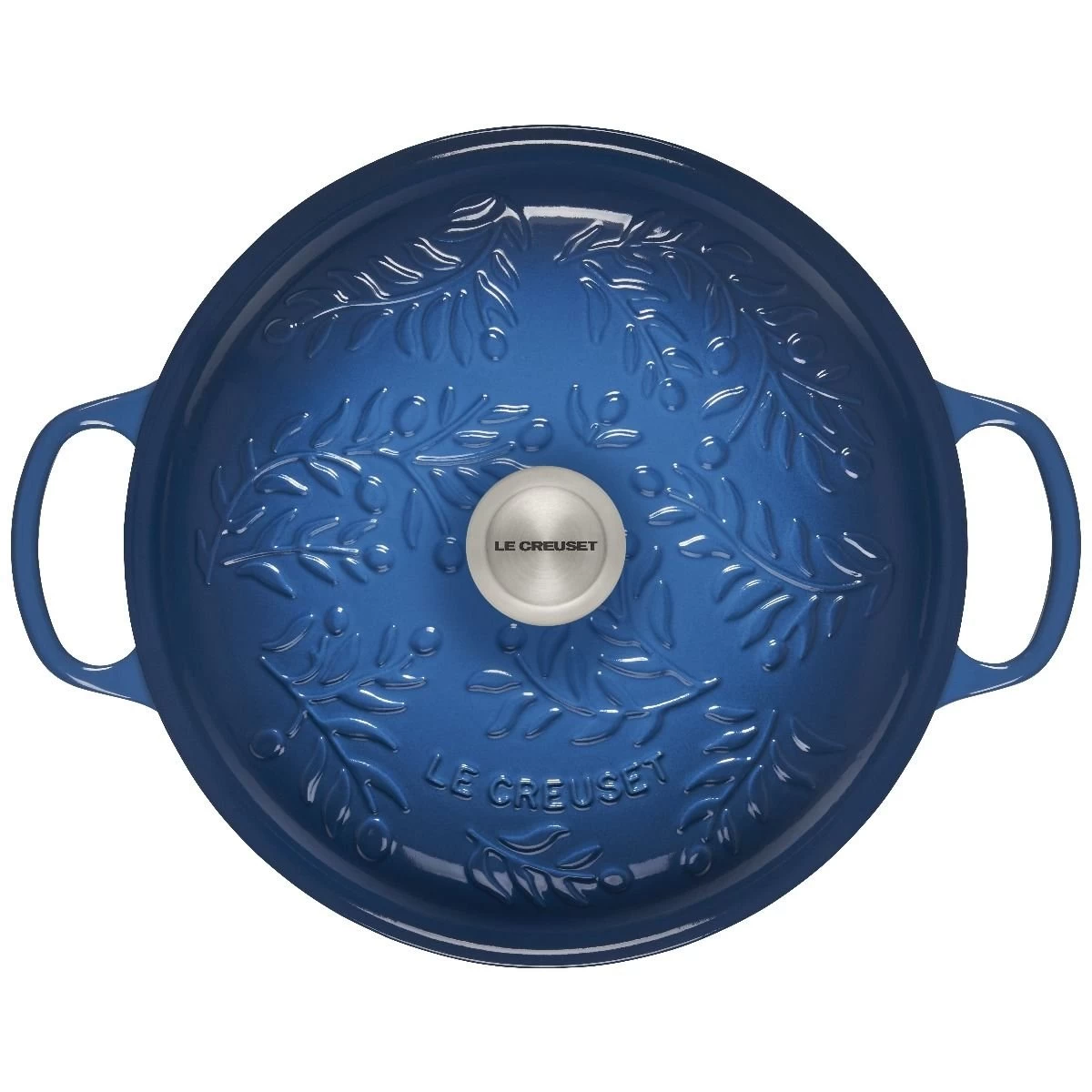 Le Creuset Olive Branch Collection 3.5 Qt. Signature Braiser | Marseille 5 Le Creuset Olive Branch Collection 3.5 Qt. Signature Braiser | Marseille - Image 3