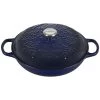 Le Creuset Olive Branch Collection 3.5 Qt. Signature Braiser | Indigo Blue 1 Le Creuset Olive Branch Collection 3.5 Qt. Signature Braiser | Indigo Blue -Cookware & Knives Shop rs17193 ls2532 3078ob 1