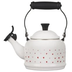 Le Creuset L'Amour Collection 1.25 Qt. Demi Kettle With Heart Applique | White 9 Le Creuset L'Amour Collection 1.25 Qt. Demi Kettle With Heart Applique | White -Cookware & Knives Shop rs17988 q9401h 16 2