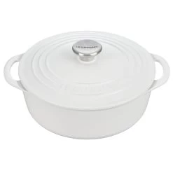 Le Creuset 2.75 Qt. Shallow Round Dutch Oven | White