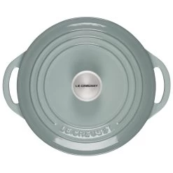 Le Creuset 2.75 Qt. Shallow Round Dutch Oven | Sea Salt -Cookware & Knives Shop rs18940 l2545 22717ss 3