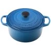 Le Creuset 4.5 Qt. Round Signature Cast Iron Dutch Oven | Marseille Blue -Cookware & Knives Shop rs2329 ls2501 2459